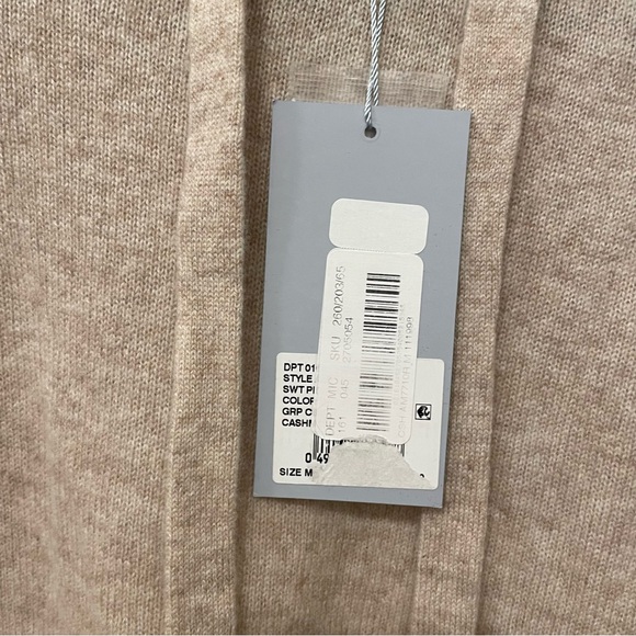 NWT Antonio Melani Cashmere Cropped Hoodie - Picture 4 of 4